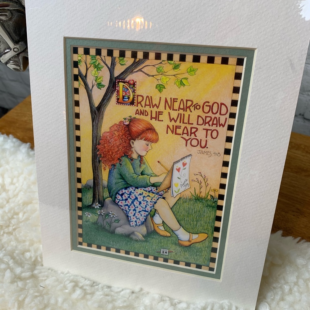 Mary Engelbreit Draw Near To God print